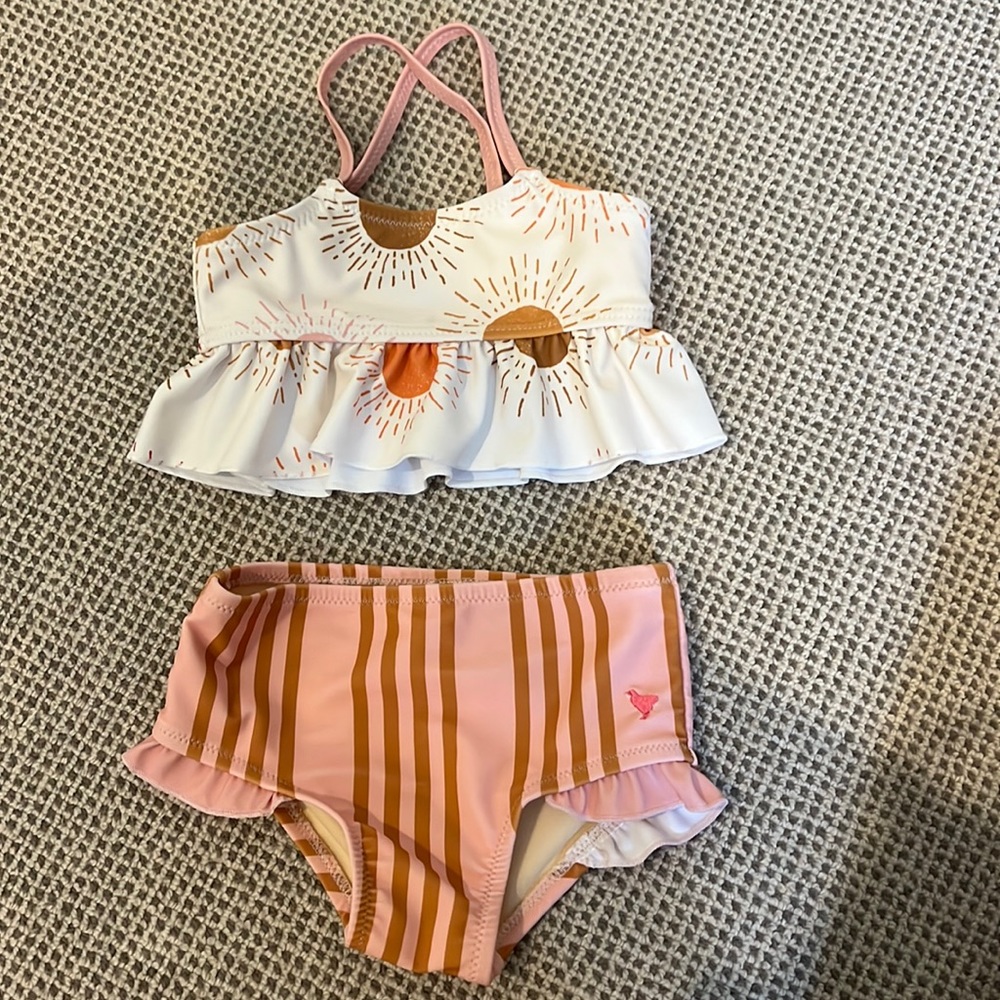 Pink chicken 6/12 bikini